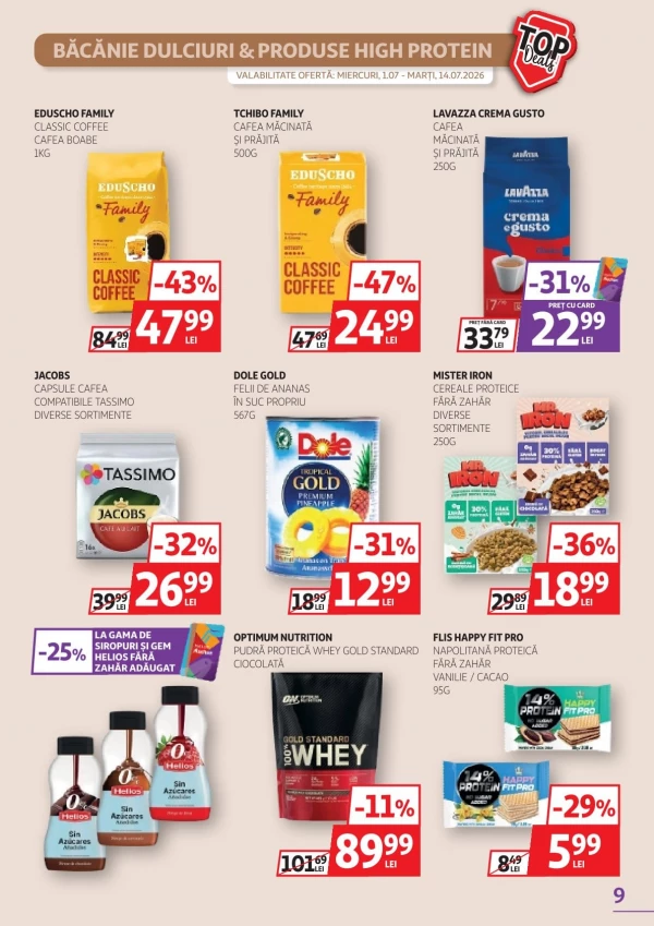 Catalog Auchan - Catalogul cu reduceri, pagina 9: reduceri și oferte 01 - 14 iulie 2026