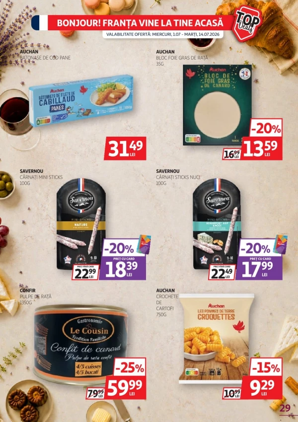 Catalog Auchan - Catalogul cu reduceri, pagina 29: reduceri și oferte 01 - 14 iulie 2026