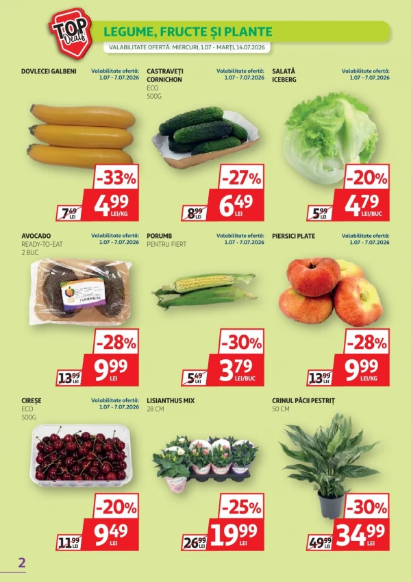 Catalog Auchan - Catalogul cu reduceri, pagina 2: reduceri și oferte 01 - 14 iulie 2026
