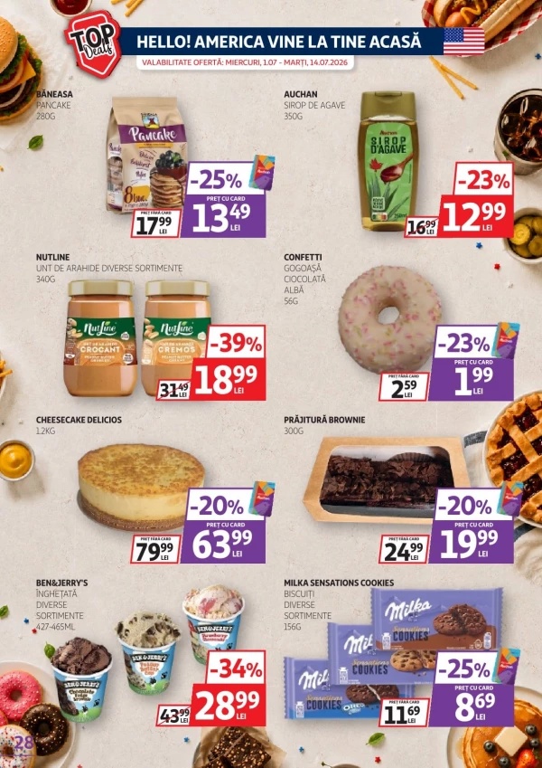 Catalog Auchan - Catalogul cu reduceri, pagina 28: reduceri și oferte 01 - 14 iulie 2026