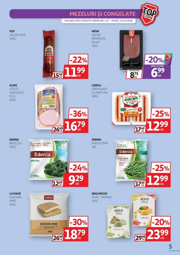 Catalog Auchan - Catalogul cu reduceri, pagina 5: reduceri și oferte 01 - 14 iulie 2026