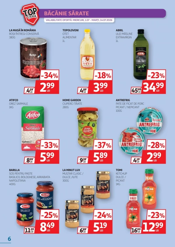Catalog Auchan - Catalogul cu reduceri, pagina 6: reduceri și oferte 01 - 14 iulie 2026