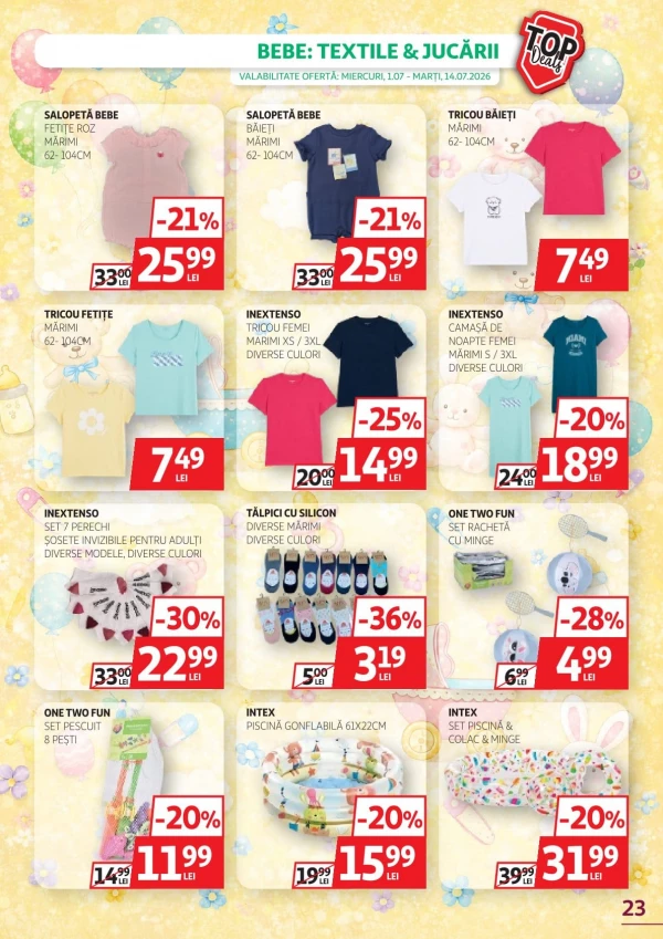 Catalog Auchan - Catalogul cu reduceri, pagina 23: reduceri și oferte 01 - 14 iulie 2026