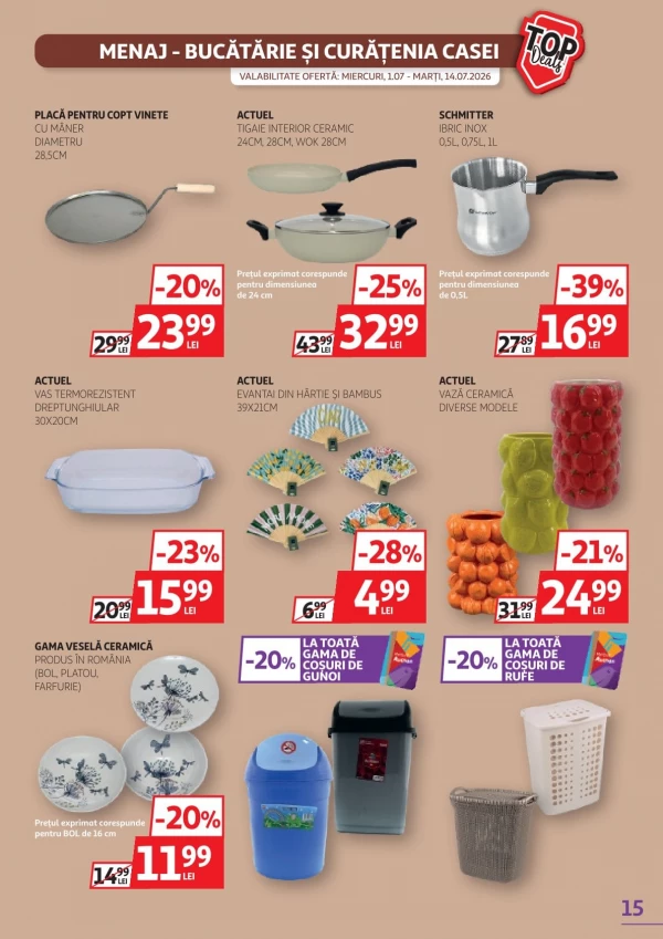 Catalog Auchan - Catalogul cu reduceri, pagina 15: reduceri și oferte 01 - 14 iulie 2026
