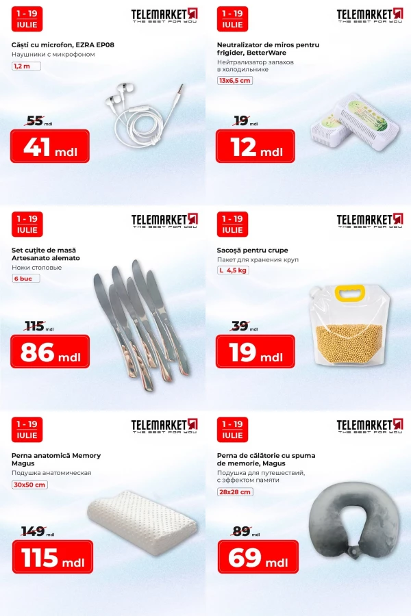 Catalog Telemarket - Catalogul cu reduceri, pagina 8: reduceri și oferte 01 - 19 iulie 2026