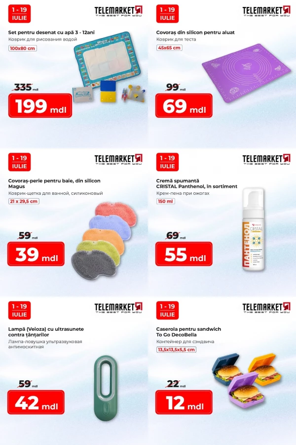 Catalog Telemarket - Catalogul cu reduceri, pagina 6: reduceri și oferte 01 - 19 iulie 2026
