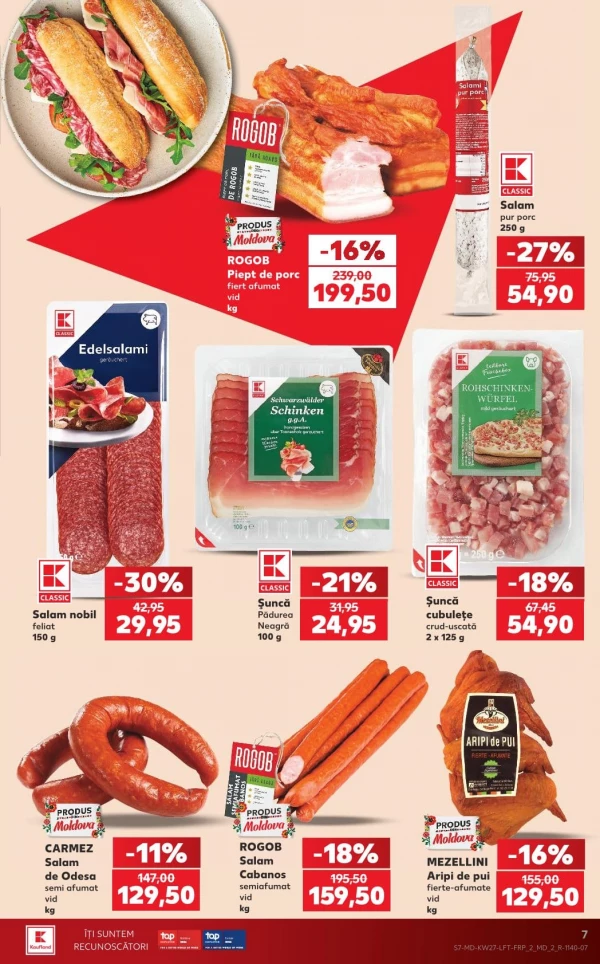 Catalog Kaufland - Catalogul cu reduceri, pagina 7: reduceri și oferte 02 - 08 iulie 2026