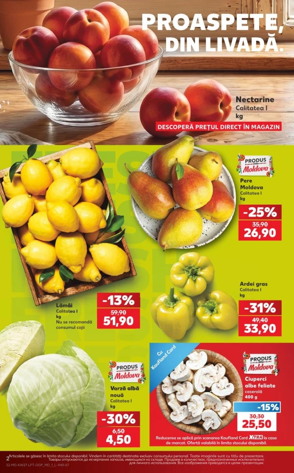 Catalog Kaufland - Catalogul cu reduceri, pagina 2: reduceri și oferte 02 - 08 iulie 2026
