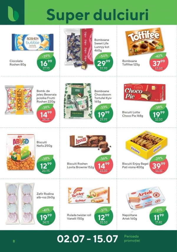 Catalog Bonus - Catalogul cu reduceri, pagina 8: reduceri și oferte 02 - 15 iulie 2026