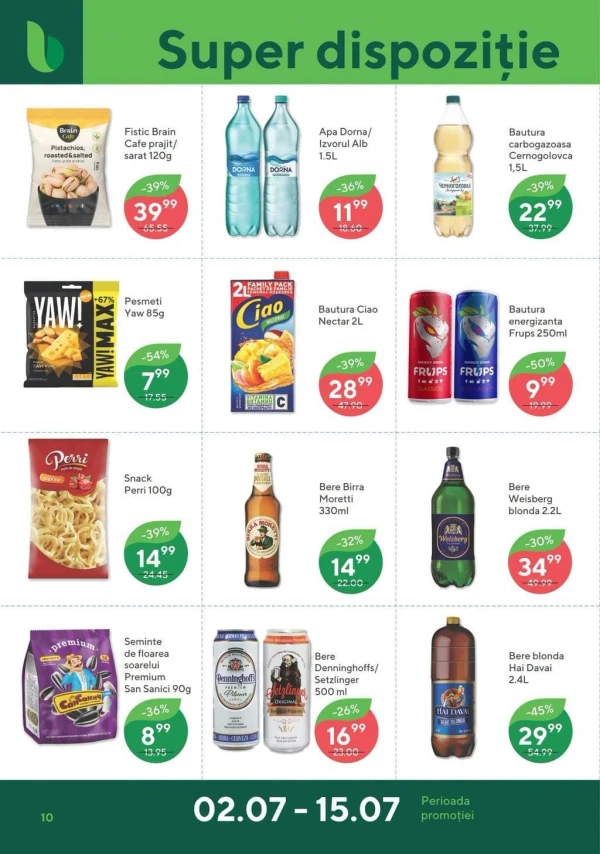 Catalog Bonus - Catalogul cu reduceri, pagina 10: reduceri și oferte 02 - 15 iulie 2026