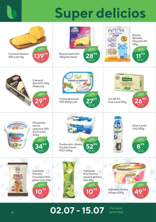 Catalog Bonus - Catalogul cu reduceri, pagina 4: reduceri și oferte 02 - 15 iulie 2026