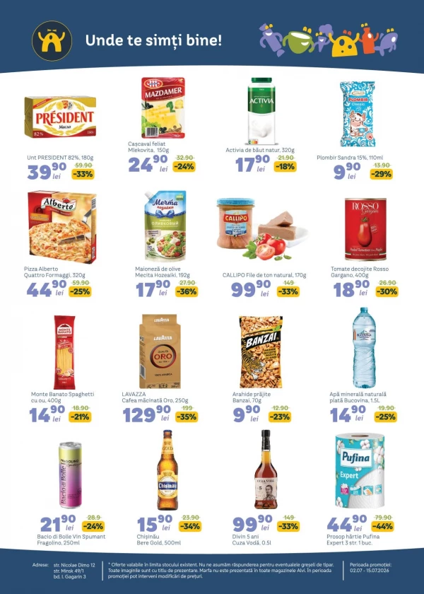 Catalog Alvi Market - Catalogul cu reduceri, pagina 2: reduceri și oferte 02 - 15 iulie 2026
