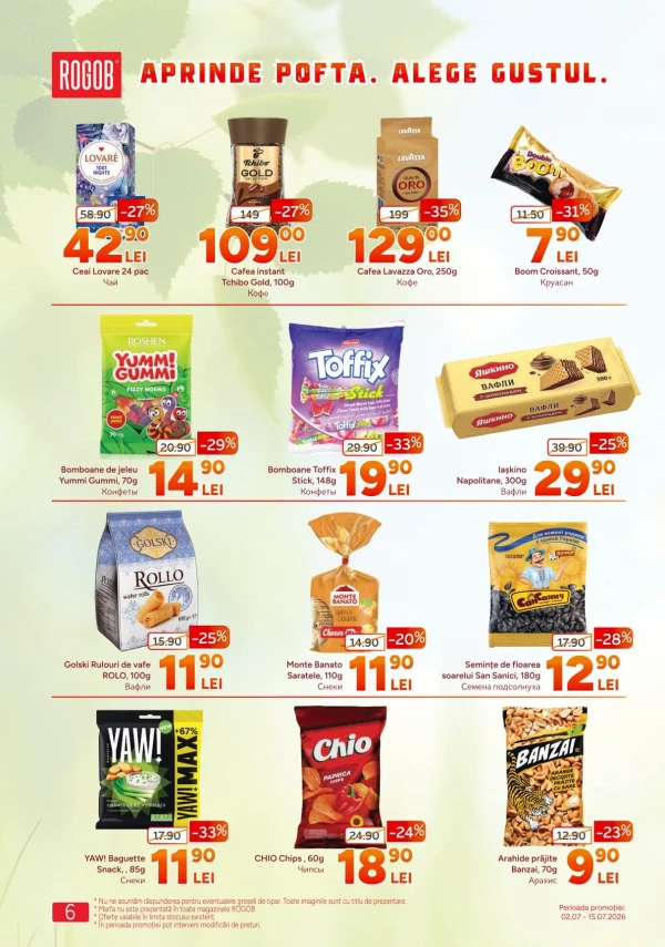 Catalog Rogob - Catalogul cu reduceri, pagina 6: reduceri și oferte 02 - 15 iulie 2026