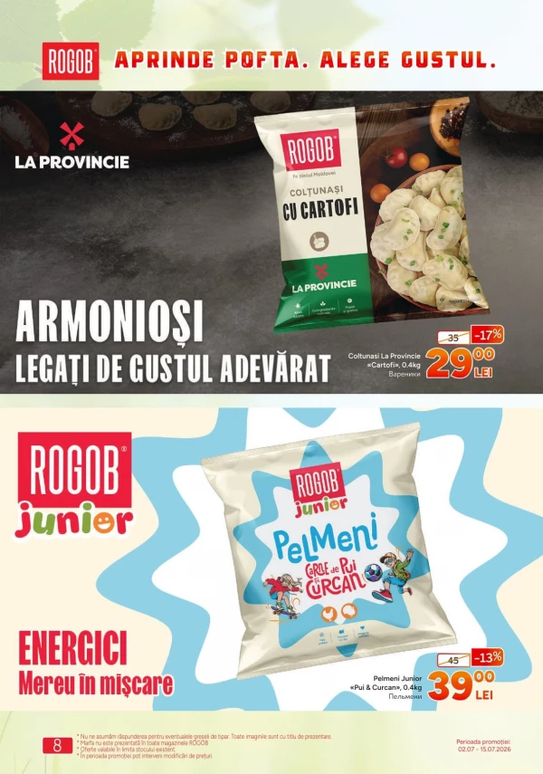 Catalog Rogob - Catalogul cu reduceri, pagina 8: reduceri și oferte 02 - 15 iulie 2026