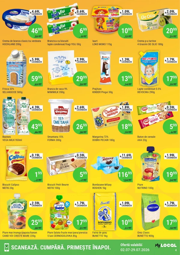Catalog Local Discounter - Cashback catalog, pagina 4: reduceri și oferte 02 - 29 iulie 2026