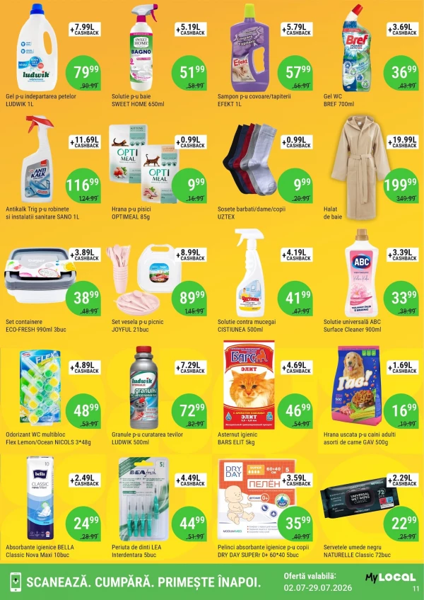 Catalog Local Discounter - Cashback catalog, pagina 11: reduceri și oferte 02 - 29 iulie 2026