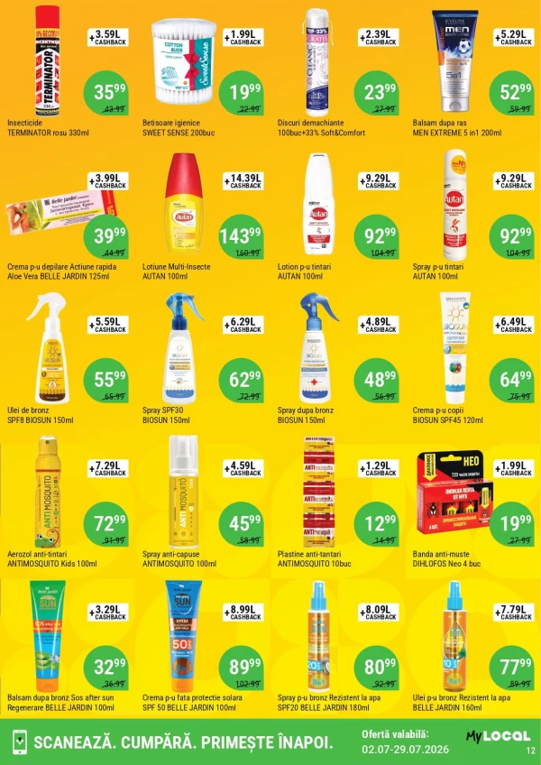 Catalog Local Discounter - Cashback catalog, pagina 12: reduceri și oferte 02 - 29 iulie 2026
