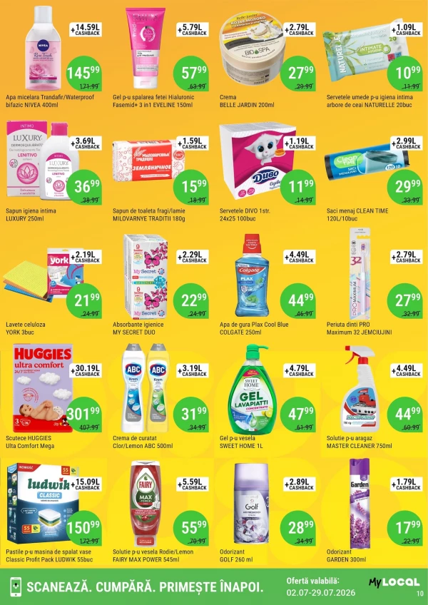 Catalog Local Discounter - Cashback catalog, pagina 10: reduceri și oferte 02 - 29 iulie 2026