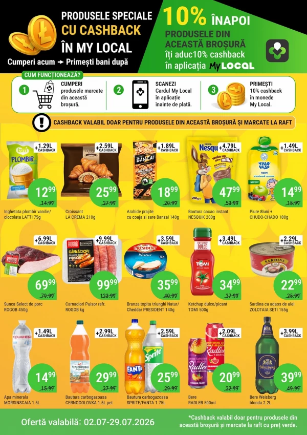 Cashback catalog