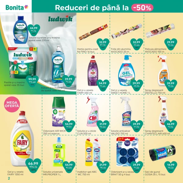 Catalog Bonita - Catalogul cu reduceri, pagina 2: reduceri și oferte 01 - 31 iulie 2026
