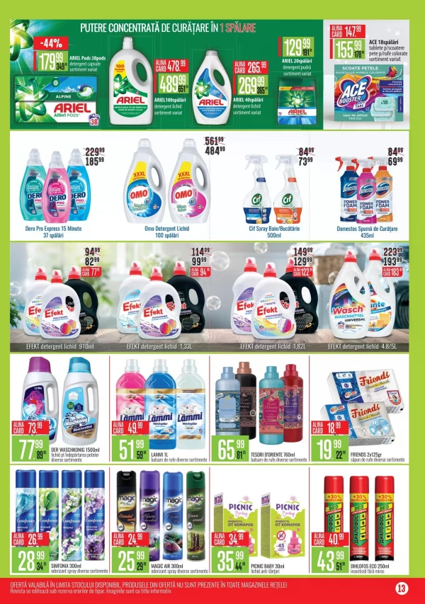 Catalog Mega Alina - Mega Alina Discounter, pagina 13: reduceri și oferte 01 iulie - 02 august 2026
