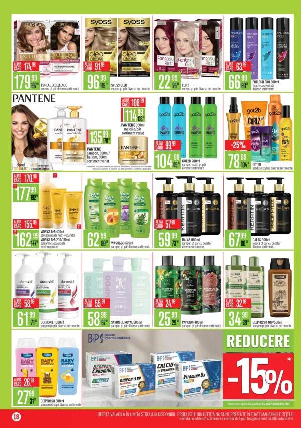 Catalog Mega Alina - Mega Alina Discounter, pagina 18: reduceri și oferte 01 iulie - 02 august 2026