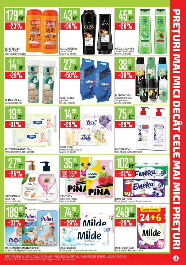Catalog Mega Alina - Mega Alina Discounter, pagina 11: reduceri și oferte 01 iulie - 02 august 2026
