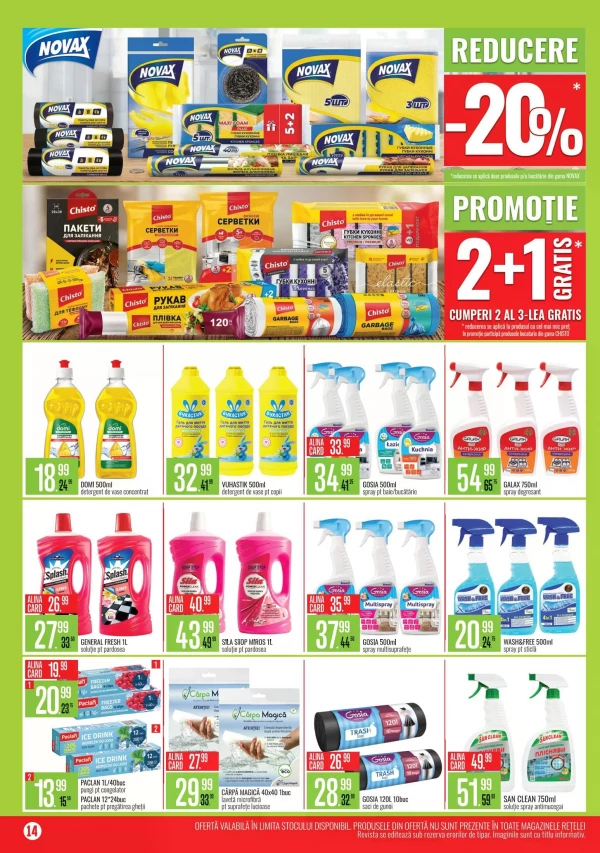 Catalog Mega Alina - Mega Alina Discounter, pagina 14: reduceri și oferte 01 iulie - 02 august 2026