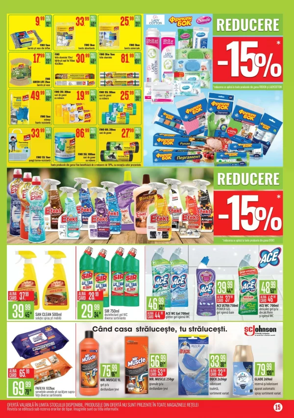 Catalog Mega Alina - Mega Alina Discounter, pagina 15: reduceri și oferte 01 iulie - 02 august 2026