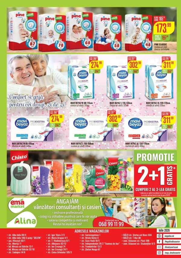 Catalog Mega Alina - Catalogul cu reduceri, pagina 12: reduceri și oferte 01 iulie - 02 august 2026