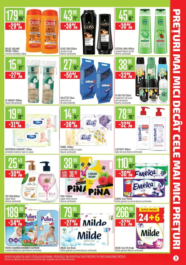 Catalog Mega Alina - Catalogul cu reduceri, pagina 3: reduceri și oferte 01 iulie - 02 august 2026