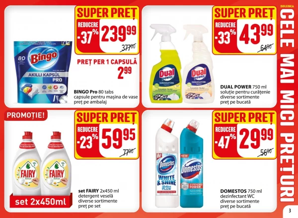 Catalog Zoluşca - Catalogul cu reduceri, pagina 3: reduceri și oferte 06 iulie - 09 august 2026