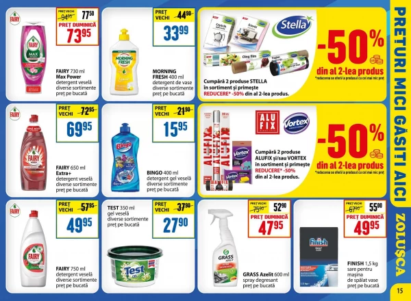 Catalog Zoluşca - Catalogul cu reduceri, pagina 15: reduceri și oferte 06 iulie - 09 august 2026
