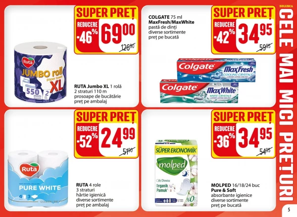 Catalog Zoluşca - Catalogul cu reduceri, pagina 5: reduceri și oferte 06 iulie - 09 august 2026