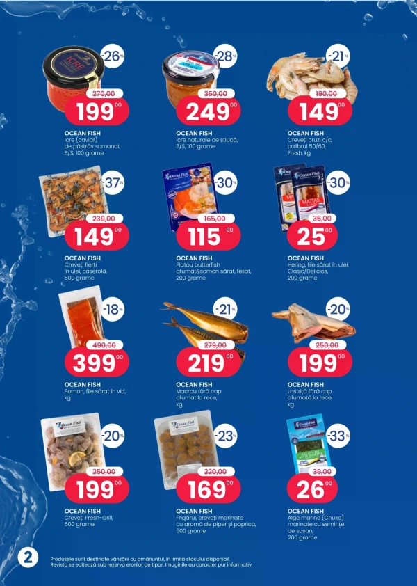 Catalog Ocean Fish - Catalogul cu reduceri, pagina 2: reduceri și oferte 01 iulie - 02 august 2026