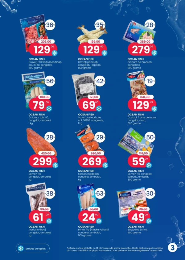 Catalog Ocean Fish - Catalogul cu reduceri, pagina 3: reduceri și oferte 01 iulie - 02 august 2026