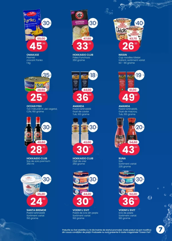 Catalog Ocean Fish - Catalogul cu reduceri, pagina 7: reduceri și oferte 01 iulie - 02 august 2026