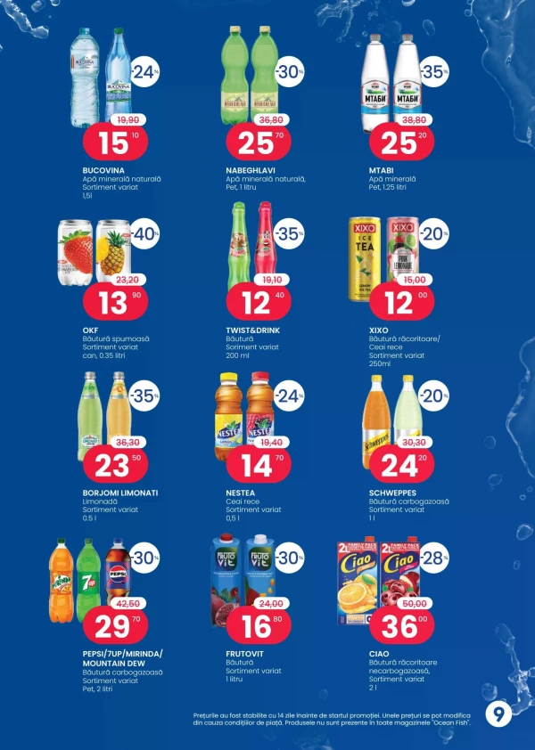 Catalog Ocean Fish - Catalogul cu reduceri, pagina 9: reduceri și oferte 01 iulie - 02 august 2026