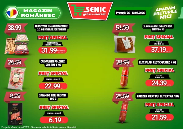 Catalog Senic - Catalogul cu reduceri, pagina 2: reduceri și oferte 09 - 15 iulie 2026