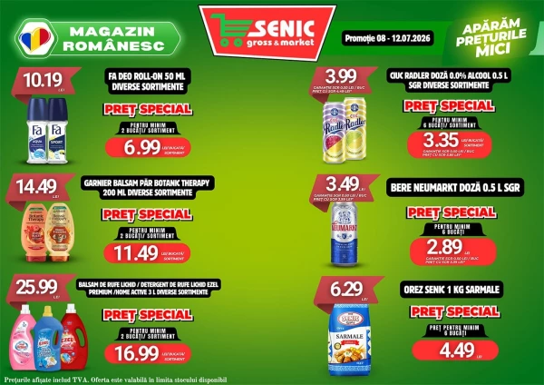 Catalog Senic - Catalogul cu reduceri, pagina 6: reduceri și oferte 09 - 15 iulie 2026