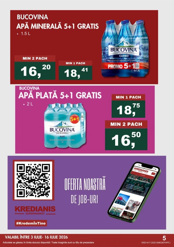 Catalog Kredianis - Catalogul cu reduceri, pagina 6: reduceri și oferte 03 - 16 iulie 2026