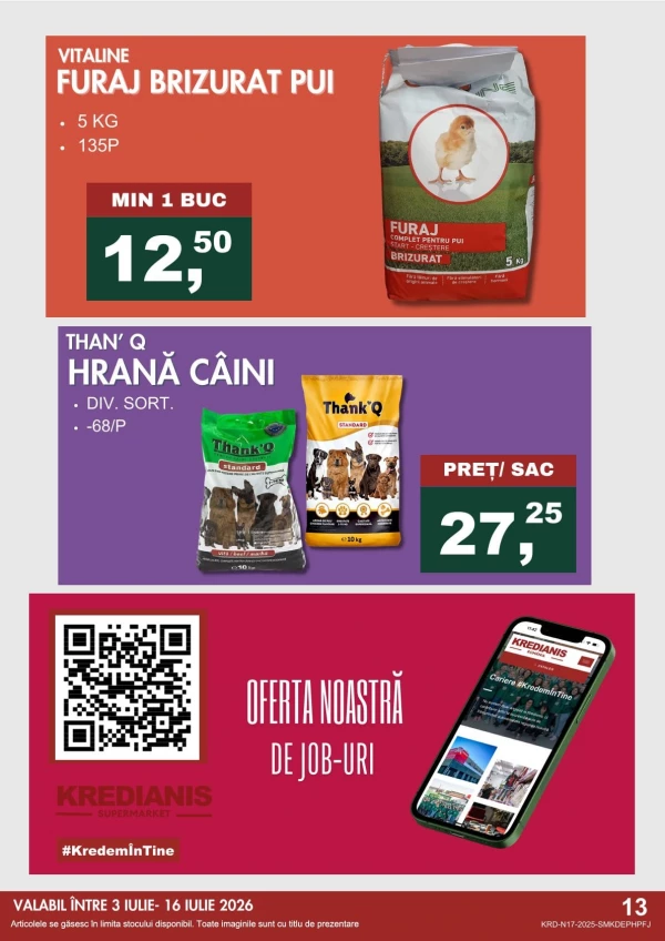 Catalog Kredianis - Catalogul cu reduceri, pagina 14: reduceri și oferte 03 - 16 iulie 2026