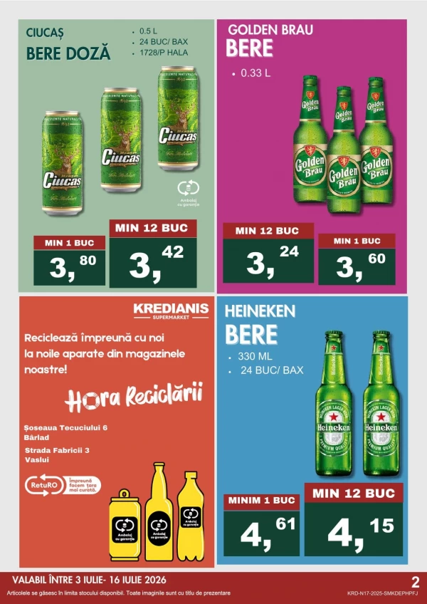 Catalog Kredianis - Catalogul cu reduceri, pagina 3: reduceri și oferte 03 - 16 iulie 2026