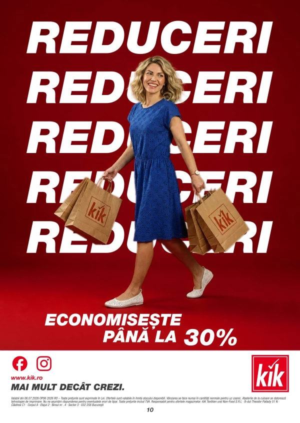 Catalog KiK - Catalogul cu reduceri, pagina 10: reduceri și oferte 06 iulie - 05 august 2026