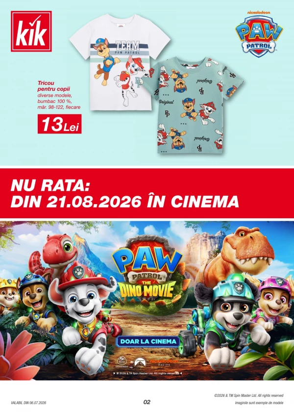 Catalog KiK - Catalogul cu reduceri, pagina 2: reduceri și oferte 06 iulie - 05 august 2026