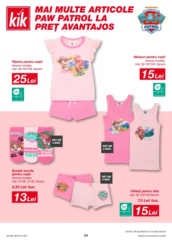 Catalog KiK - Catalogul cu reduceri, pagina 4: reduceri și oferte 06 iulie - 05 august 2026