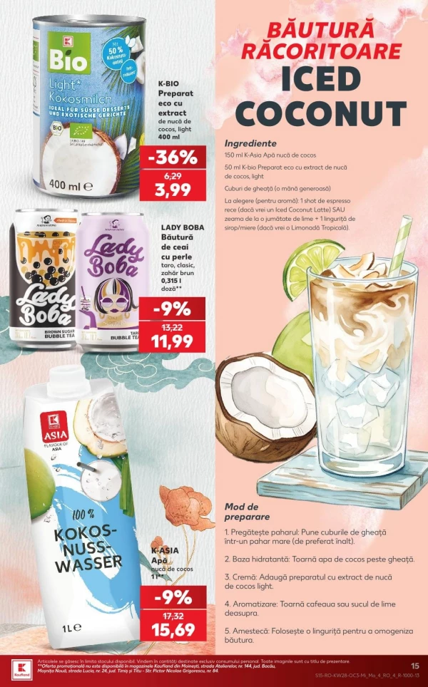 Catalog Kaufland - Catalogul tematic, pagina 15: reduceri și oferte 08 - 14 iulie 2026