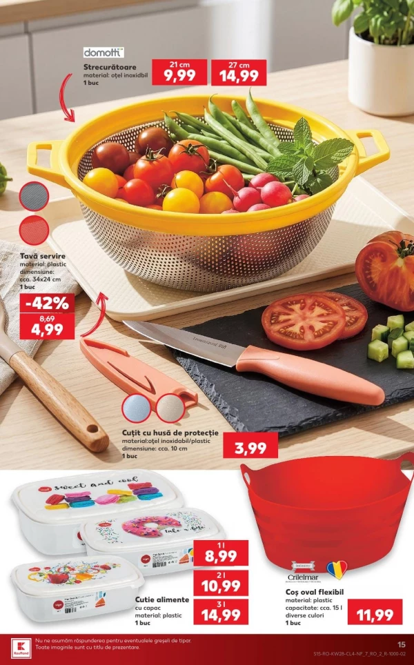 Catalog Kaufland - Catalogul cu reduceri NonFood, pagina 15: reduceri și oferte 08 - 14 iulie 2026