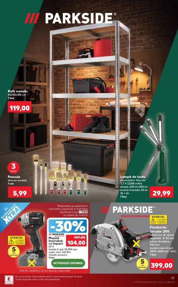 Catalog Kaufland - Catalogul cu reduceri NonFood, pagina 17: reduceri și oferte 08 - 14 iulie 2026