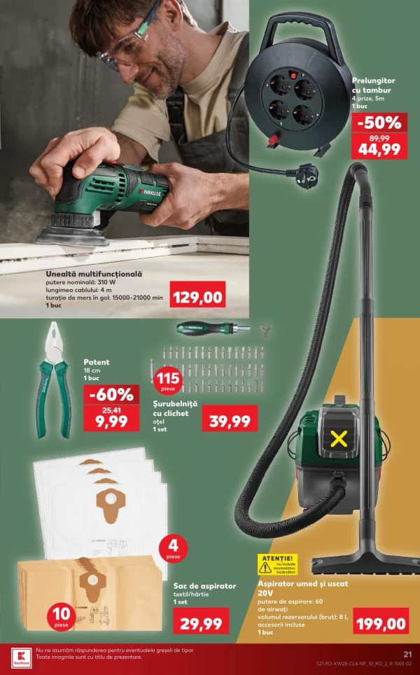 Catalog Kaufland - Catalogul cu reduceri NonFood, pagina 21: reduceri și oferte 08 - 14 iulie 2026